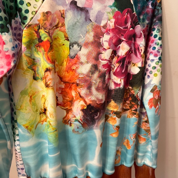 MOVING SALE Clover Canyon Colorful Sweatshirt sz XS or S - Picture 3 of 4